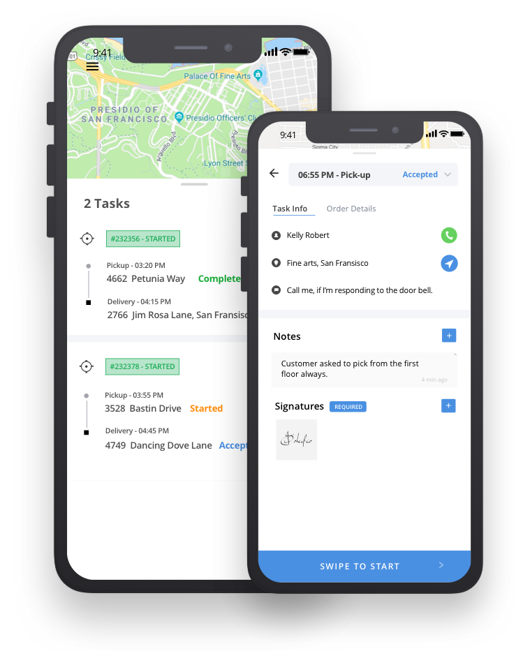 Pickup & Delivery App